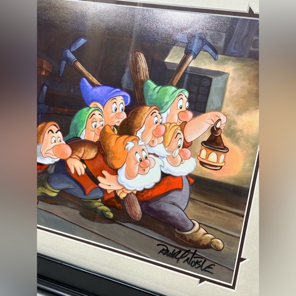 Seven Dwarfs Framed. Beautiful Animation Picture memory of Seven Dwarfs - Picture 4 of 5